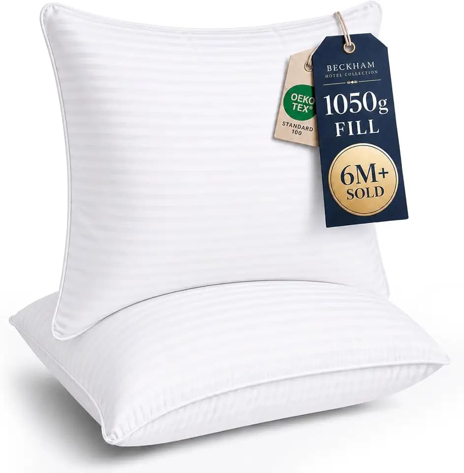 Beckham Hotel Collection Euro Size Throw Pillows (Set of 2), 26 x 26