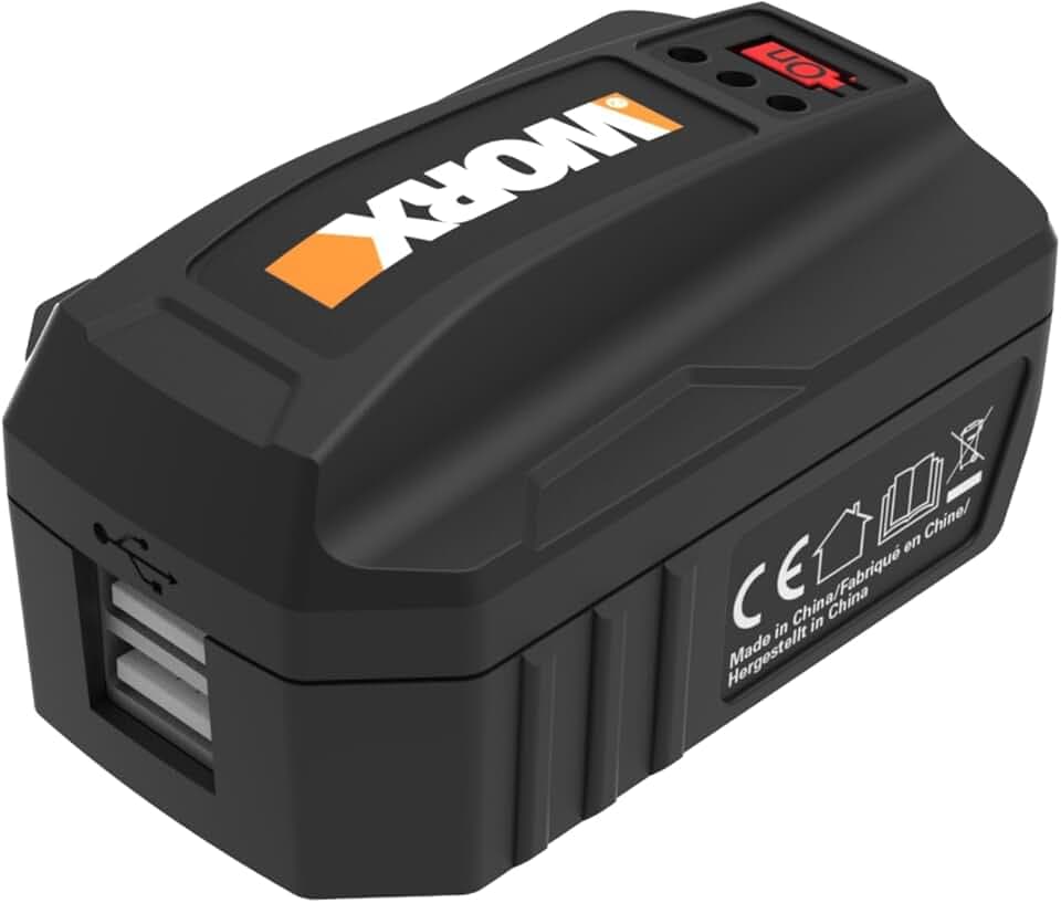 WORX WA4009 Powerbank Tragbares Ladegerät für Akkus 20 V max. WORX