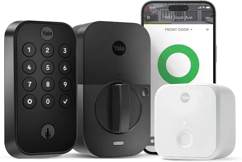 Yale Assure Lock 2 Keypad Smart Deadbolt with Wi-Fi, Black Suede