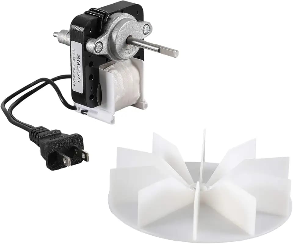 Universal Bathroom Vent Fan Motor Replacement Electric Motors Kit SM550 Compatible with Nutone Broan 50 CFM120V Replace C01575 65100 EM550 EM750