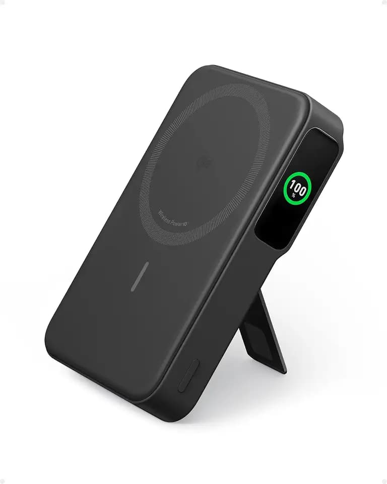 Anker MagGo magnetische Powerbank 10000mAh Qi2 15W mit Halterung