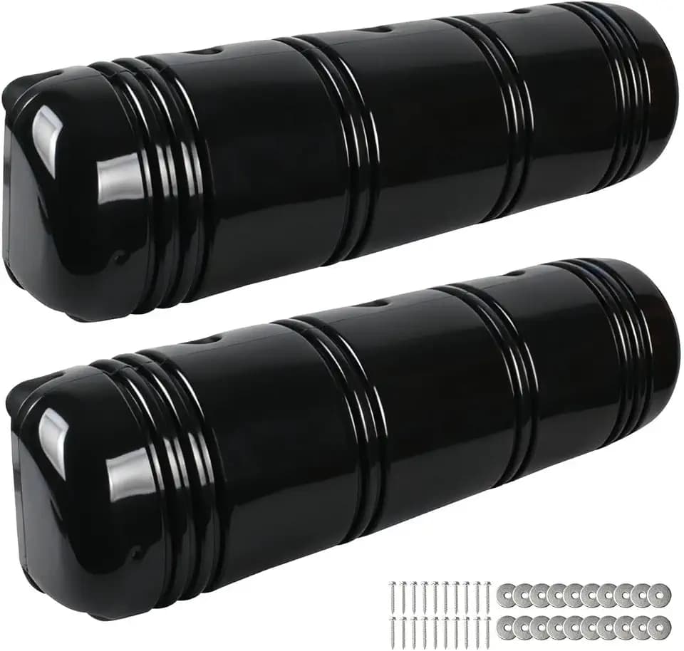 Dock Bumper 35in 2 Pack,Boat Dock Bumpers Guards,Marine Dock Post Bumpers,Heavy Duty Dock Piling Bumpers for Protecting Boat and Dock,Screws and Washers Included(Black)