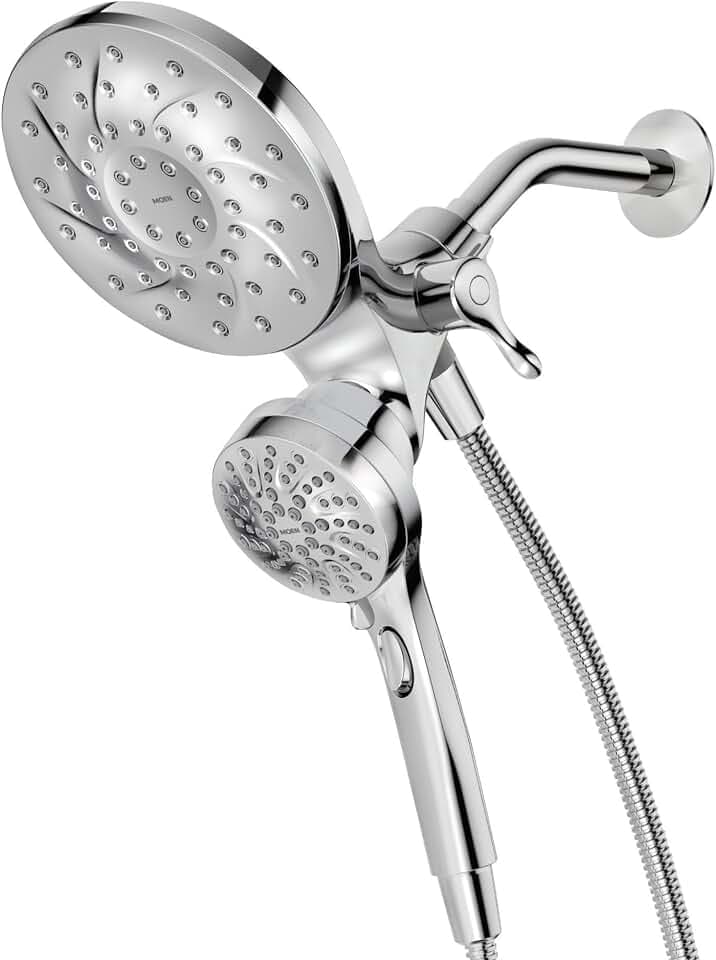 Moen 26009 Engage Magnetix Chrome 2-in-1 Rain Shower Head & Handshower