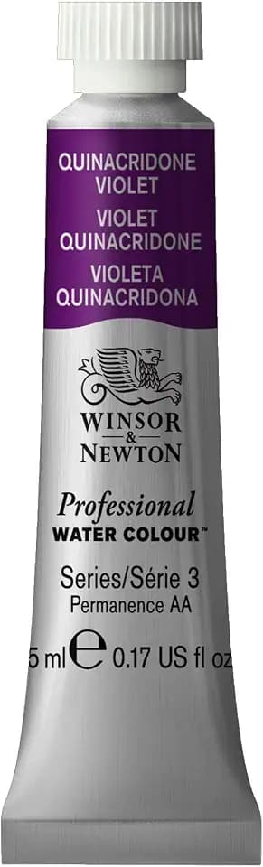 Winsor & Newton Professional Watercolor, 5ml Tube, Quinacridone Violet