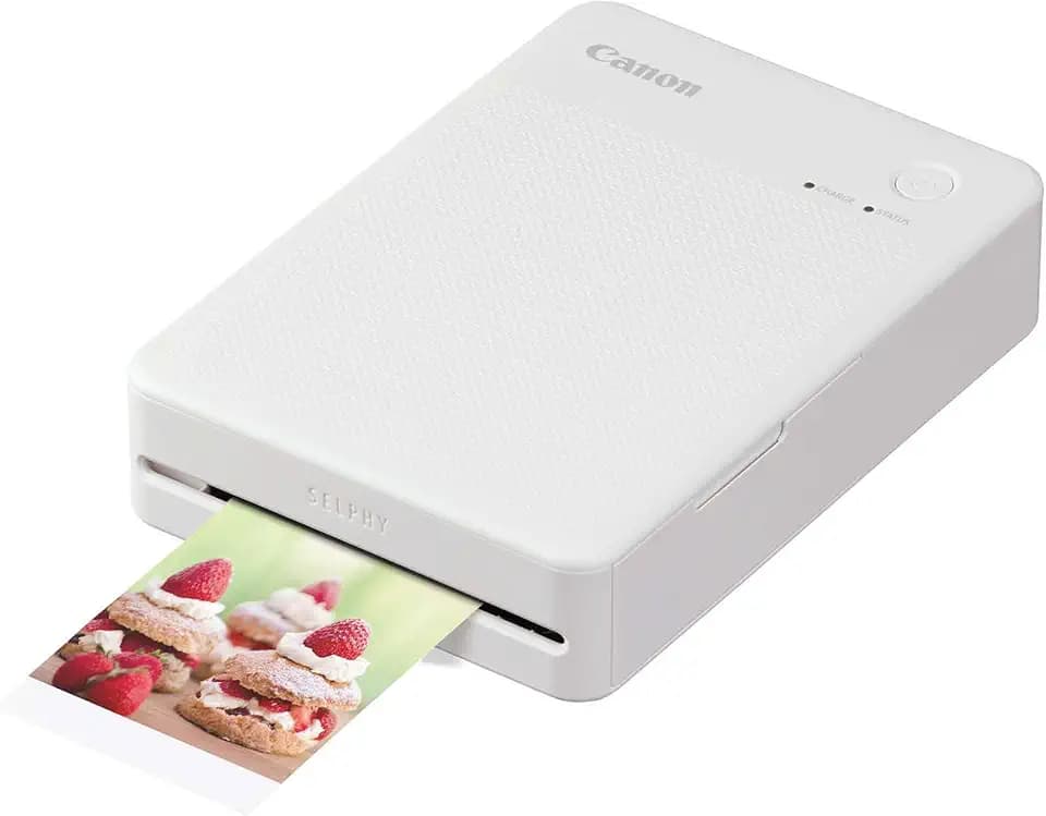 Canon SELPHY QX20 Mini Fotodrucker Handy, Aufkleber, 100-Jahr-Stabilität
