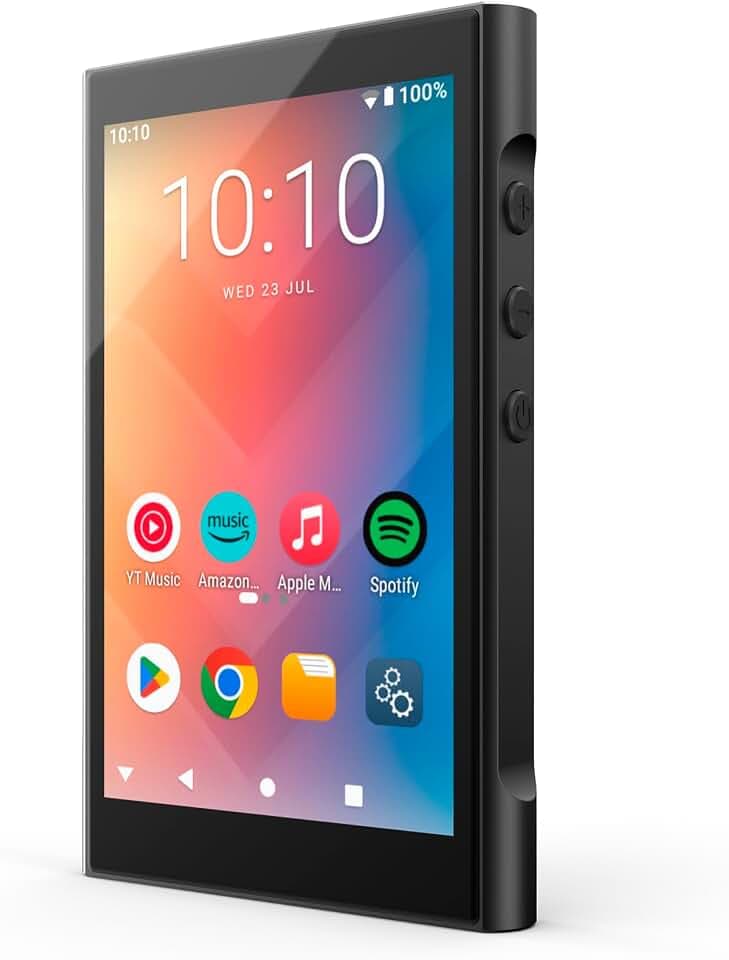 Energy Stream Go MP3 Player mit Bluetooth 5.4 Android 9 Touchscreen 4 Zoll IPS WLAN Musikplayer 16GB Speicher erweiterbar tragbarer MP4 Player für Streaming Apps schwarz