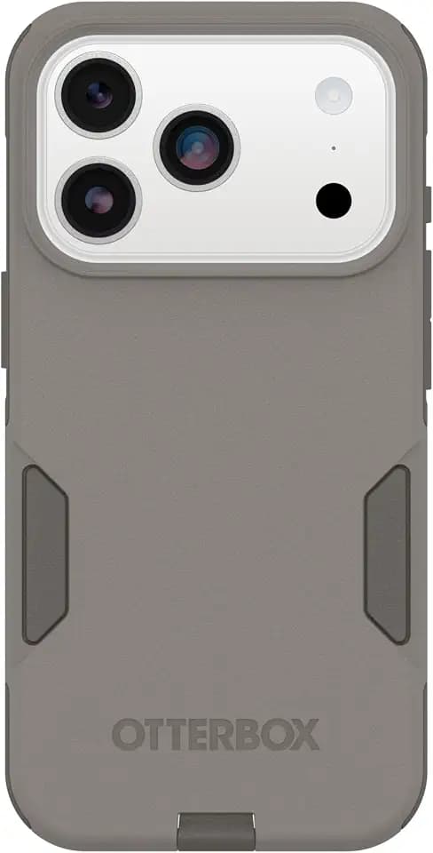 OtterBox iPhone 18/17 Pro Commuter Series Case - Grey Comfort - Thin & Protective iPhone Case, Dual-Layer, Impact Absorbing iPhone Case