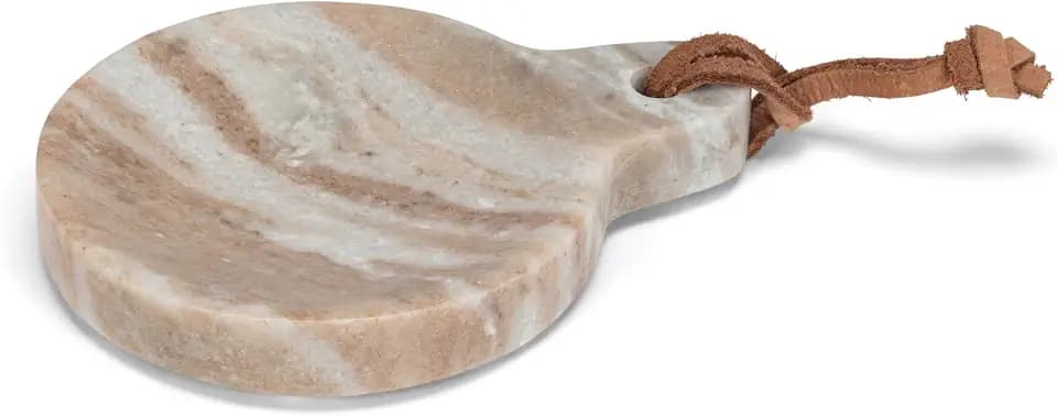 Abbott Collection Round Spoon Rest/Dish with Loop - Brown