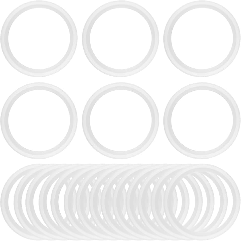 20PCS 3 Inch Tri Clamp Silicone Gasket for 3" Sanitary Tri-Clamp Fittings O-Ring TC Seal Gaskets