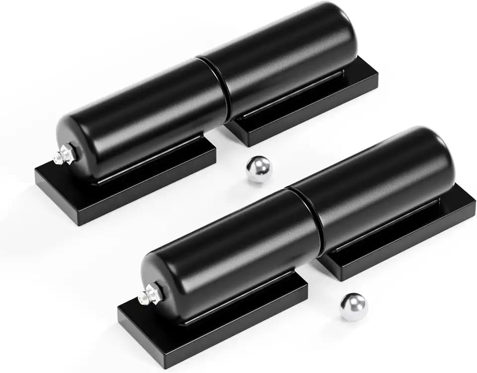 7" Heavy Duty Gate Hinges, Weld on Hinges 900lbs Capacity, Outdoor Trailer Gate Hinge, Barrel Hinges Heavy Duty for Trailer Ramp Outdoor Driveway Gate, 2 Pack