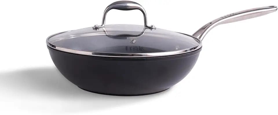 frök All-In-One Non-Stick Fry Pan Meets Wok with Lid, 11-Inch, Black & Silver