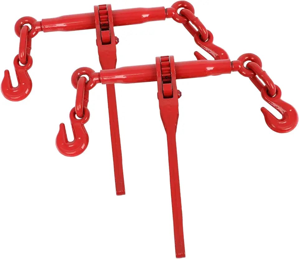 FAHKNS Chain Binder 5/16-3/8" 5400LBS Ratchet Load Binder 2 Pack
