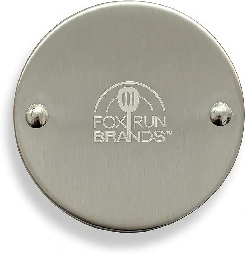 Fox Run Vintage Can Punch Opener, Stainless Steel Can Punch and Saver Lid for 3" Wide Cans