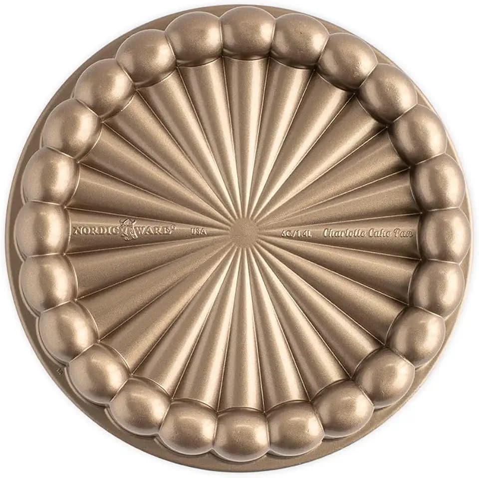 Nordic Ware Charlotte Cake Pan, 6-Cup/1.4 Liters, Toffee