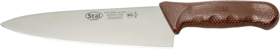Winco 8" Brown Chef's Commercial-Grade Knife