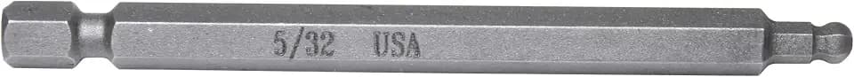 Mayhew Tools 19519-8 USA SAE Ball Hex Power Bit, 5/32 x 3.5", 8-Pack