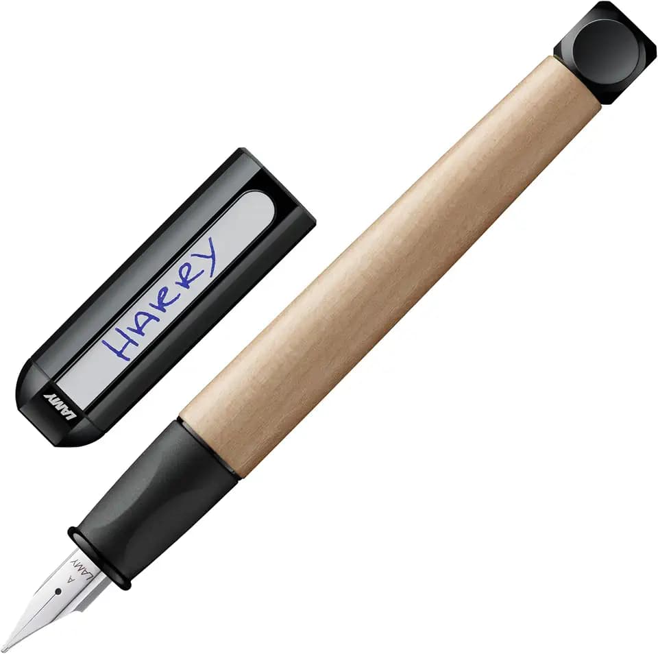 Lamy abc black Füller mit polierter Stahlfeder in Strichbreite A