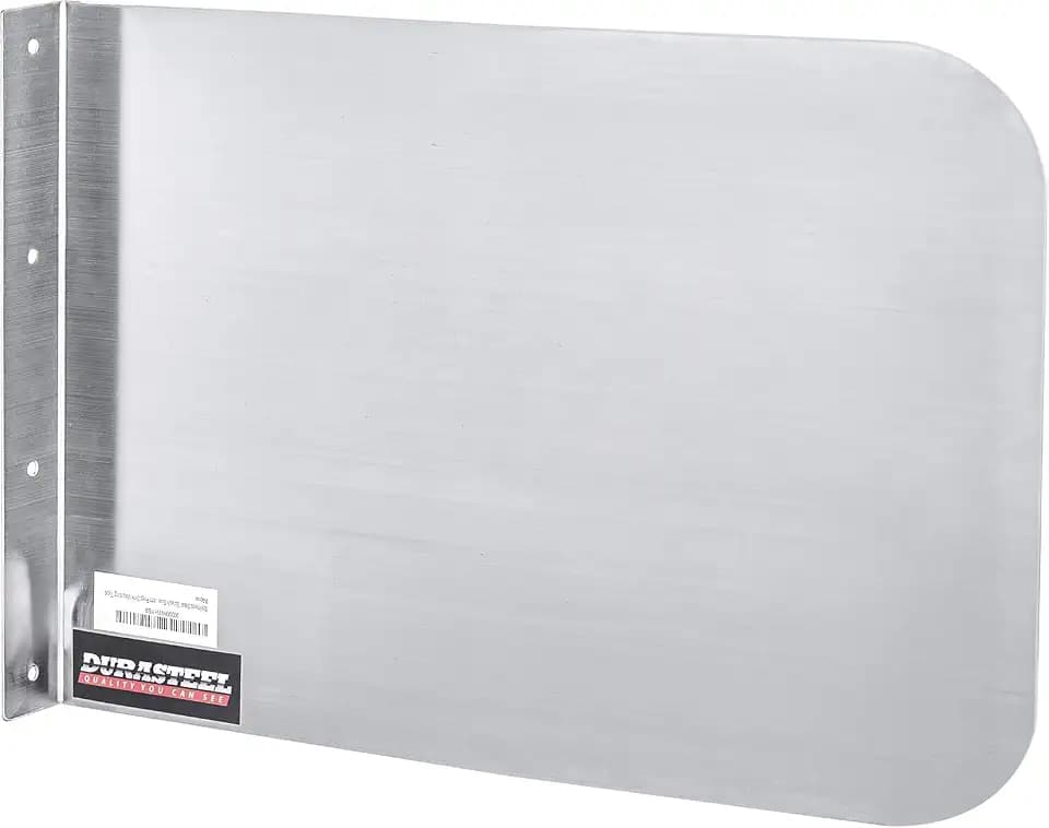 DuraSteel Stainless Steel Splash Guard for Sink & Fryer - 20" x 12" Wall Mount Shield for Deep Fryer Splash Guard Commercial - Stove Oil Splatter Protection Screen for Kitchen Area Safety & Hygiene