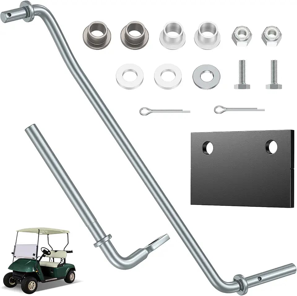 Brake Kick-Off & Kick-Off Cam Pivot & Hill Brake Catch Bracket & Bushing Deluxe Repair Kit for EZGO 1994-Up Gas and Electric Golf Cart