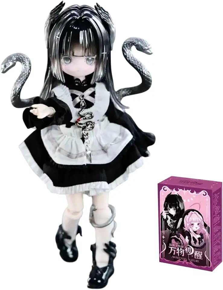 CALEMBOU BJD Blind Box, Luluelf V2 Awakening Nature Series 1/12 Decoration Ball Jointed Doll, Cute Dress Up Doll with Joints, Collectible Action Figure for Birthday Christmas, Random 1 Box