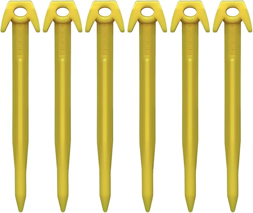 Kwik Goal Nylon Net Pegs, Set of 6, 6-Inch