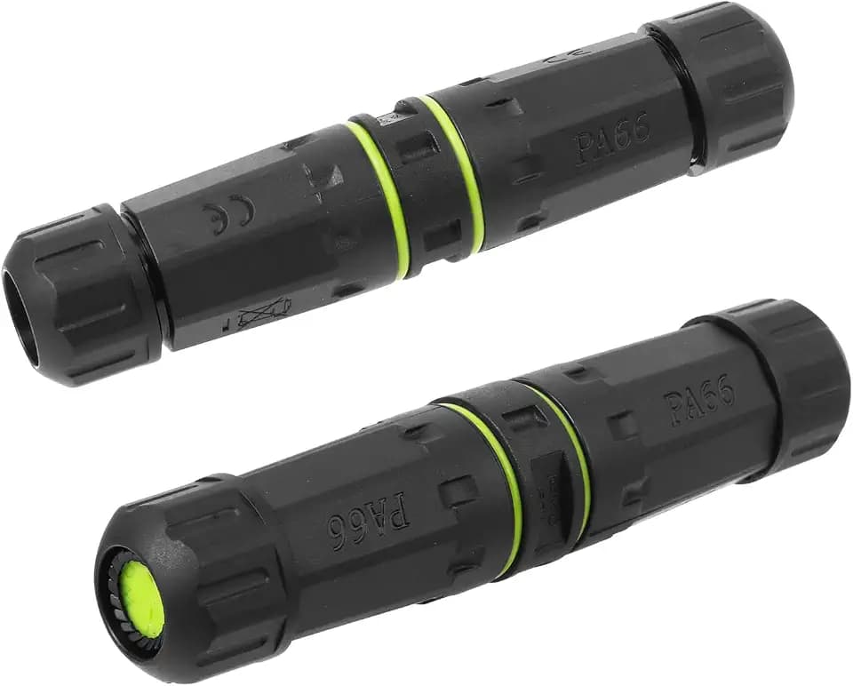 LC IP68 Waterproof Fiber Optic Coupler for Outdoor, 2-Pack