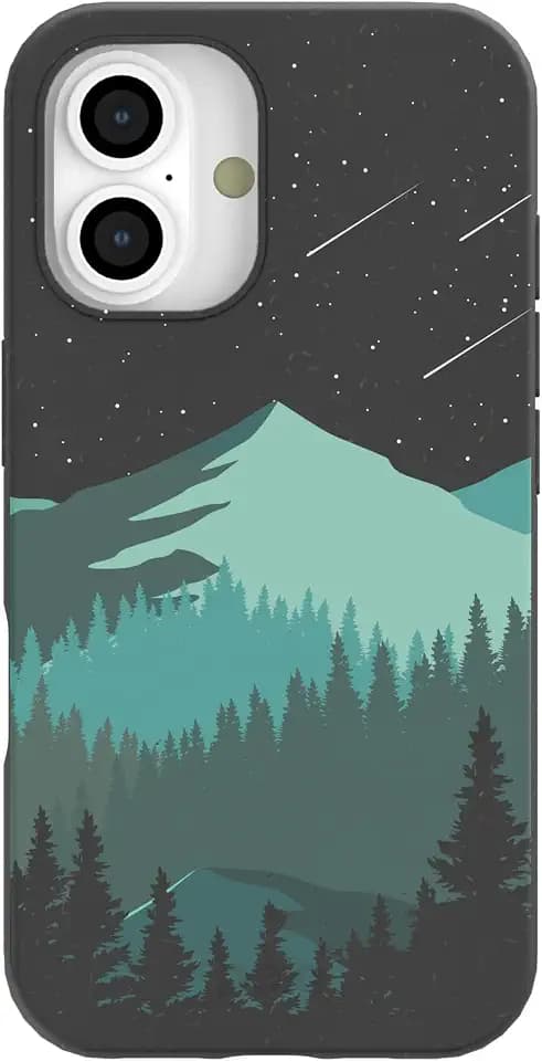 Pela | Phone Case Compatible with iPhone 16 | Limited Edition | Supports Wireless Charging | Cute Eco Friendly | Boreal