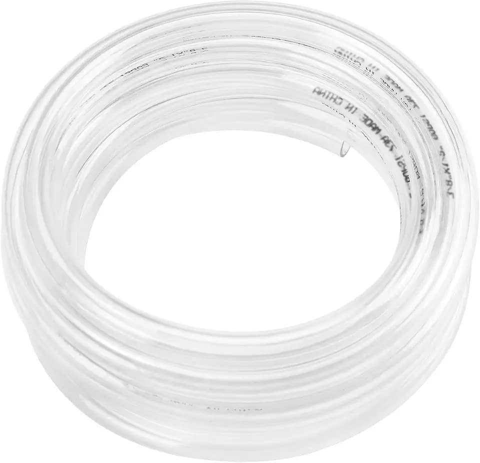 Eastrans 1/4 Inch ID, 10ft Clear Vinyl Tubing, Flexible PVC Plastic Tube