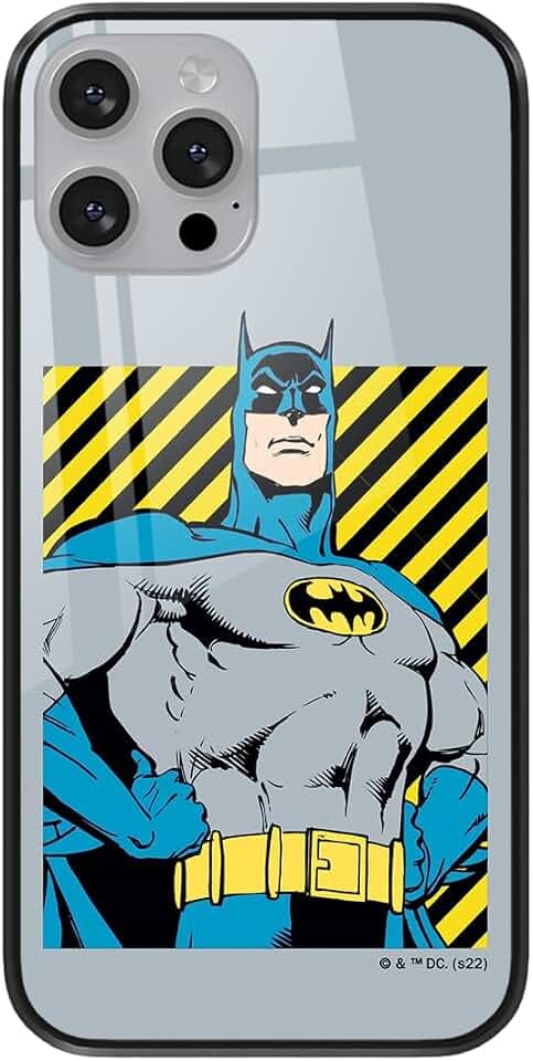 ERT GROUP Handyhülle für Apple iPhone 13 PRO Original und offiziell Lizenziertes DC Muster Batman 069 aus gehärtetem Glas, optimal an die Form des Handys angepasst, Schutzhülle