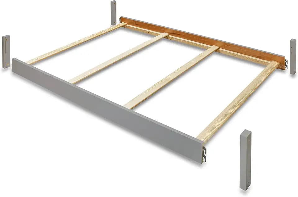 Sorelle Furniture Toddler Rails and Full-Size Bed Adult Rails, Sorelle Wood Bed Rail & Crib Conversion Kit, Converts Sorelle Furniture Crib to Toddler Bed and Full-Size Bed, # 224 - Weathered Gray
