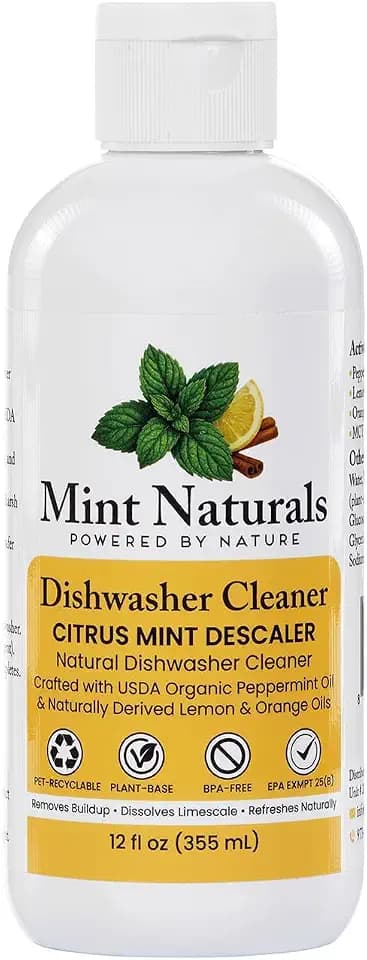 Natural Diswasher Cleaner & Deodorizer - 12oz