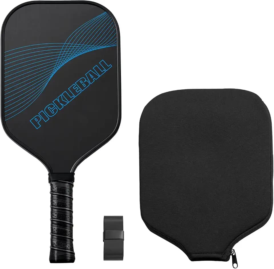 VEVOR Pickleball Paddle, T700 Carbon Fiber Surface & Honeycomb Core, Pickleball Paddle with Increased Power & Control & Spin Pickle Ball Racket for Adults, Men & Women, Children