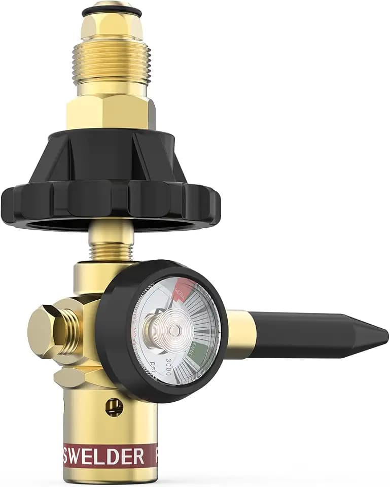 YESWELDER Balloon Inflator Regulator 0-3000 PSI, Helium Latex Balloon