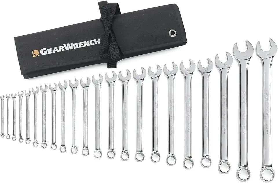 GEARWRENCH 22 Piece 12 Point Combination Metric Wrench Set | 81916
