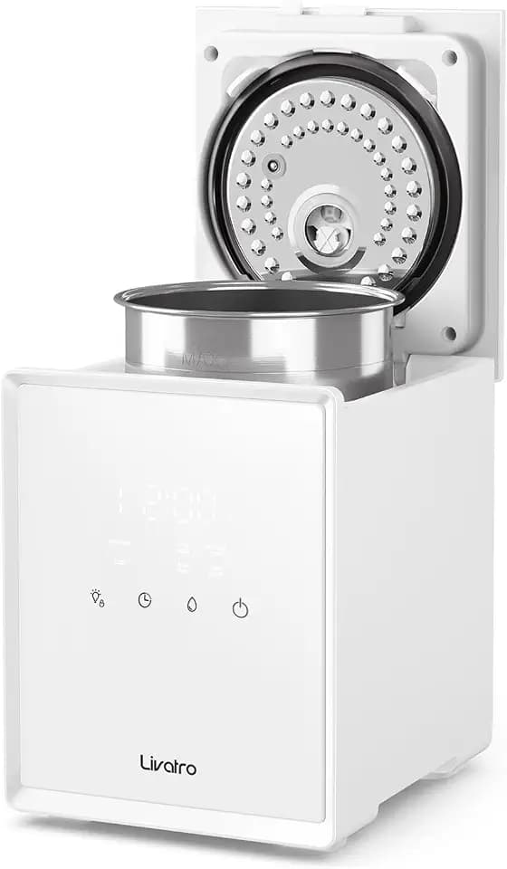 Livatro 3L Stainless Steel Humidifiers for bedroom with Warm Mist Steam