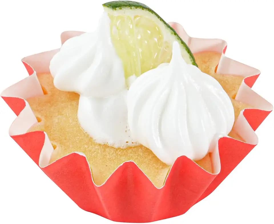 Restaurantware 0.4 oz Red Paper Floral Mini Baking Cup, 200 Pack