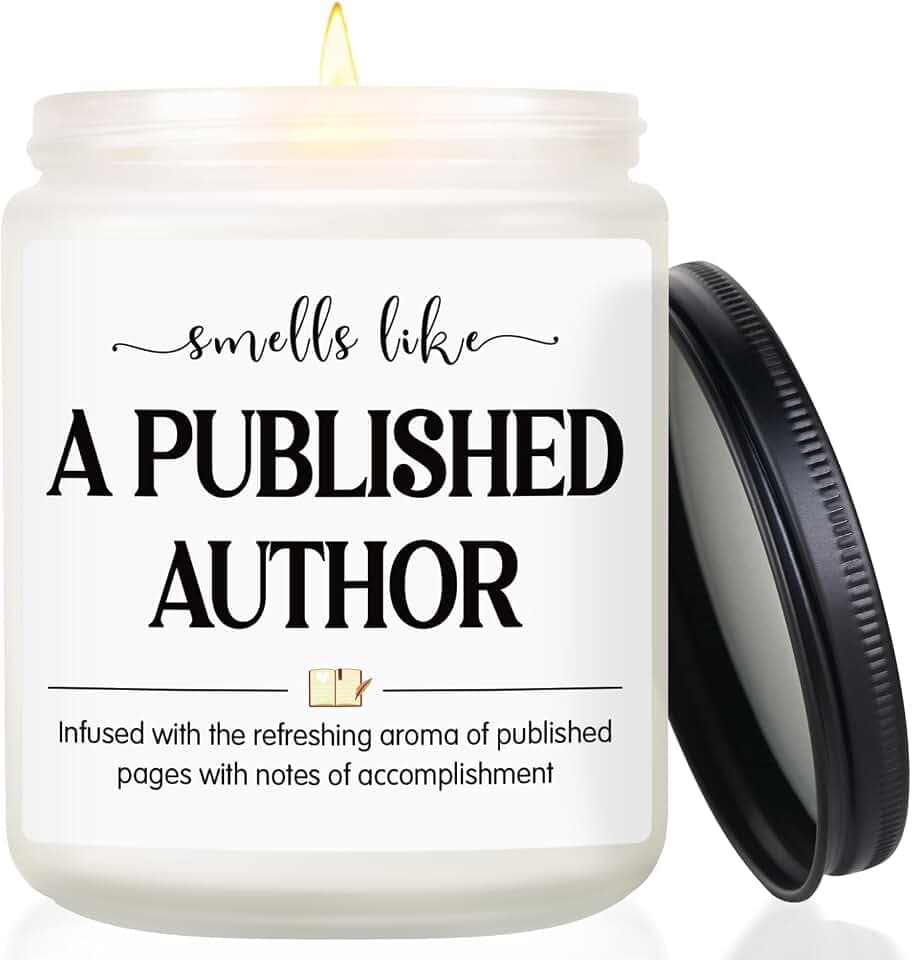 Author Gifts for Women Men, Smells Like a Published Author Candle