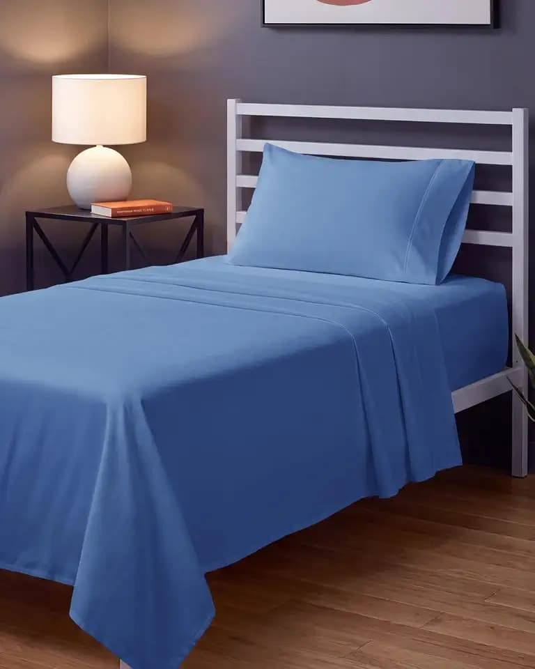 Sleepy Town Twin XL Size Bed Sheets - 3 Piece - Twin XL Sheet Set - Extra Soft, Comfy & Cooling - Easy Care - Shrinkage, Wrinkle & Fade Free - Brushed Microfiber - Deep Pocket Bed Sheets (Royal Blue)
