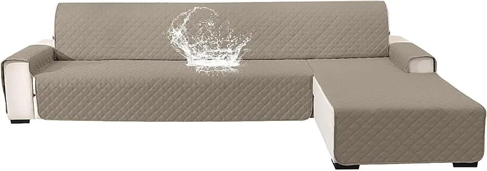 Waterproof Sectional Couch Covers for Dogs, X-Large, Khaki