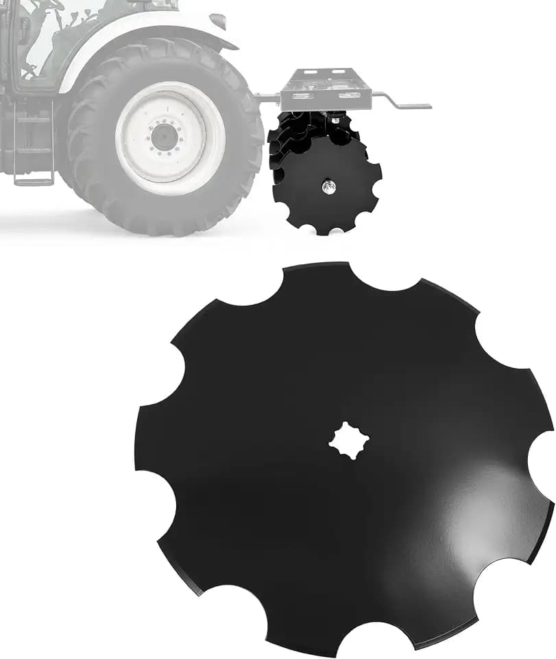 ALMULOO 18" Disc Blades 1 PCS Compatible with A 1" Or 1-1/8" Square Axle
