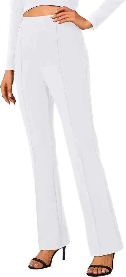 Urban CoCo Stretchy Work Pants Bootcut Yoga Pants Petite Slacks for Office Casual