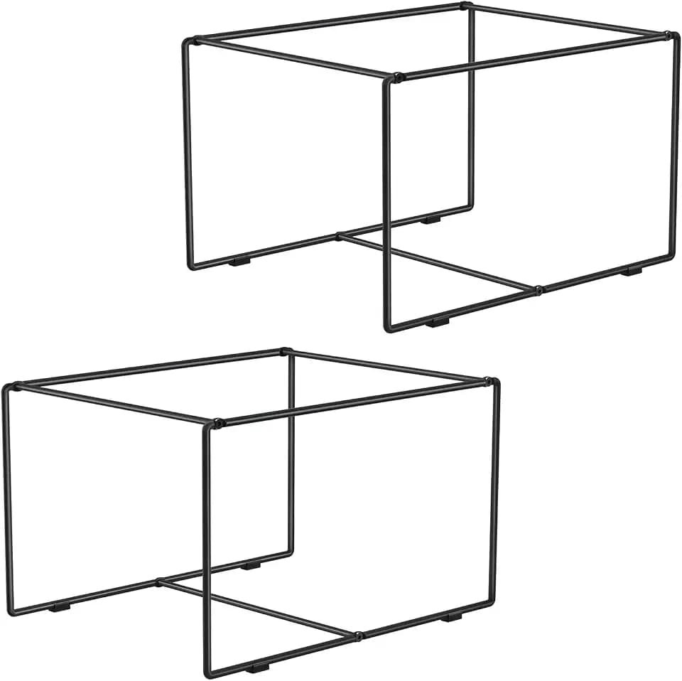Hanging File Folder Frame Legal/Letter Size,9.65" H,Height Dot Not Fit All Filing Cabinet Drawer/Rails/Inserts,Desk Hanging File Folders Organizer Holder,Metal,2 Packs