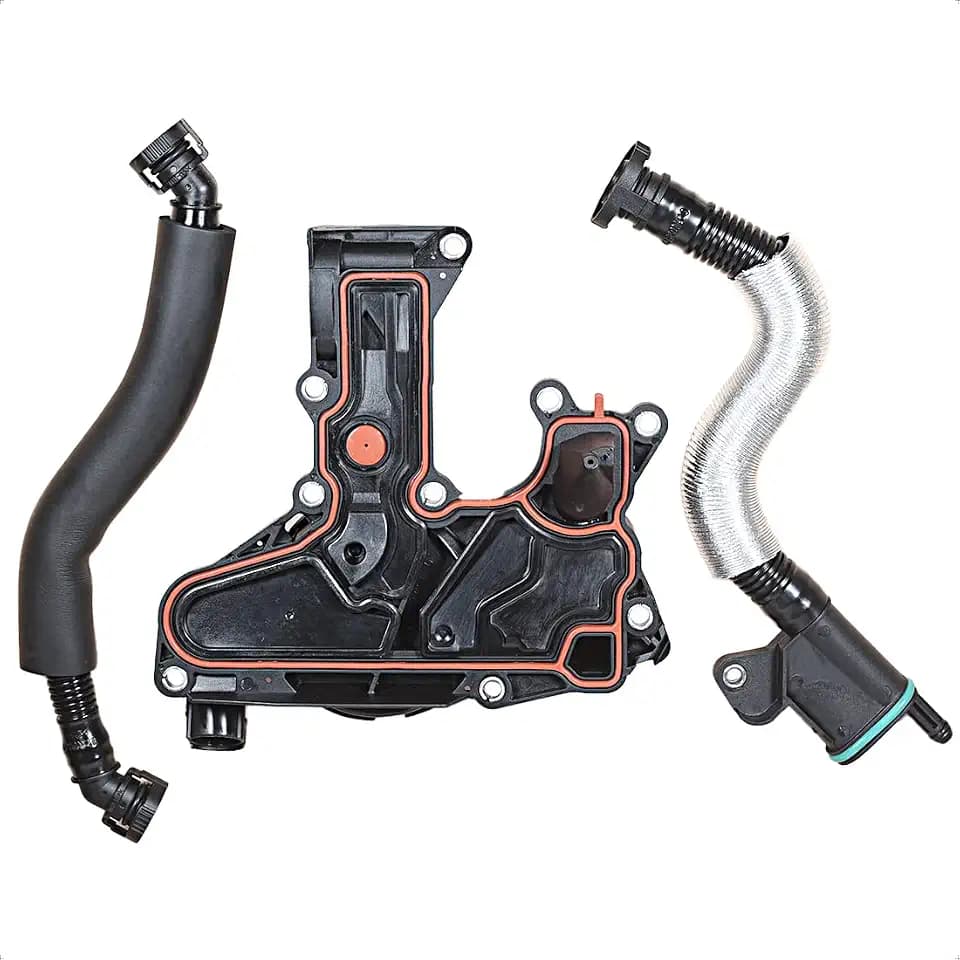 Audi VW Ölabscheider 06H103495E, 06H103495AK für A4, A6, Q5, TT, Jetta, Passat – PCV-Ventil, Öl-Wasser-Trennsystem, ein fach zu installieren