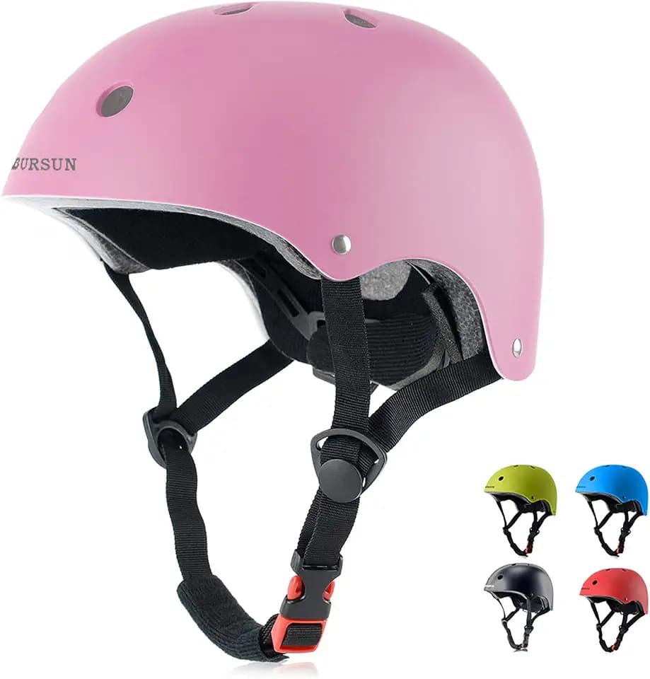 Kids Bike Helmet Ventilation & Adjustable Toddler Helmet for Ages 2-14 Kids Boys Girls Multi-Sport Helmet for Skateboard Roller Skateing Bicycle Scooter blance Bike