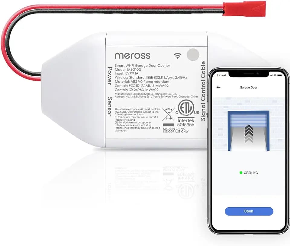 meross Smart WiFi Garage Door Opener Remote Work with Alexa and Google