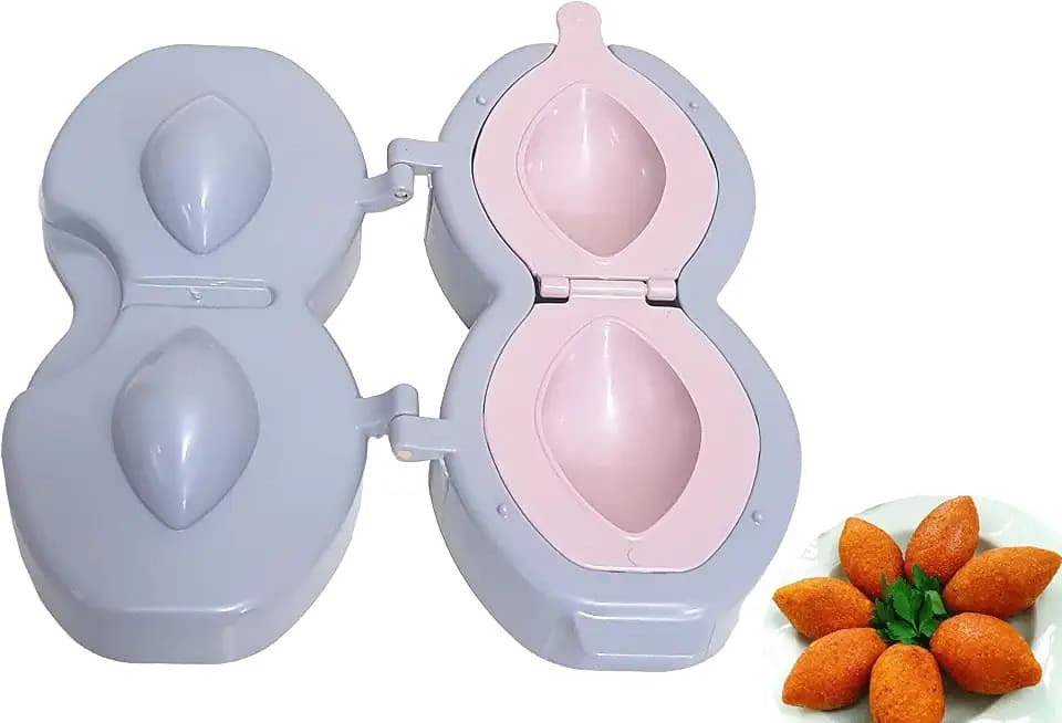 Kibbeh Mold, Stuffed Meatballs Apparatus, Stuffed meatball Maker Mold for Turkish icli kofte