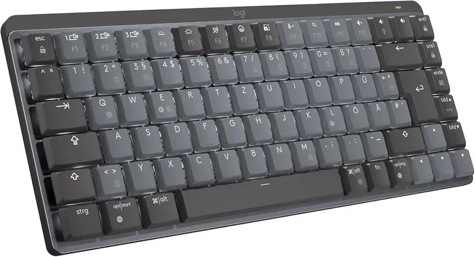 Logitech MX Mechanische kabellose Mini-Tastatur mit Beleuchtung