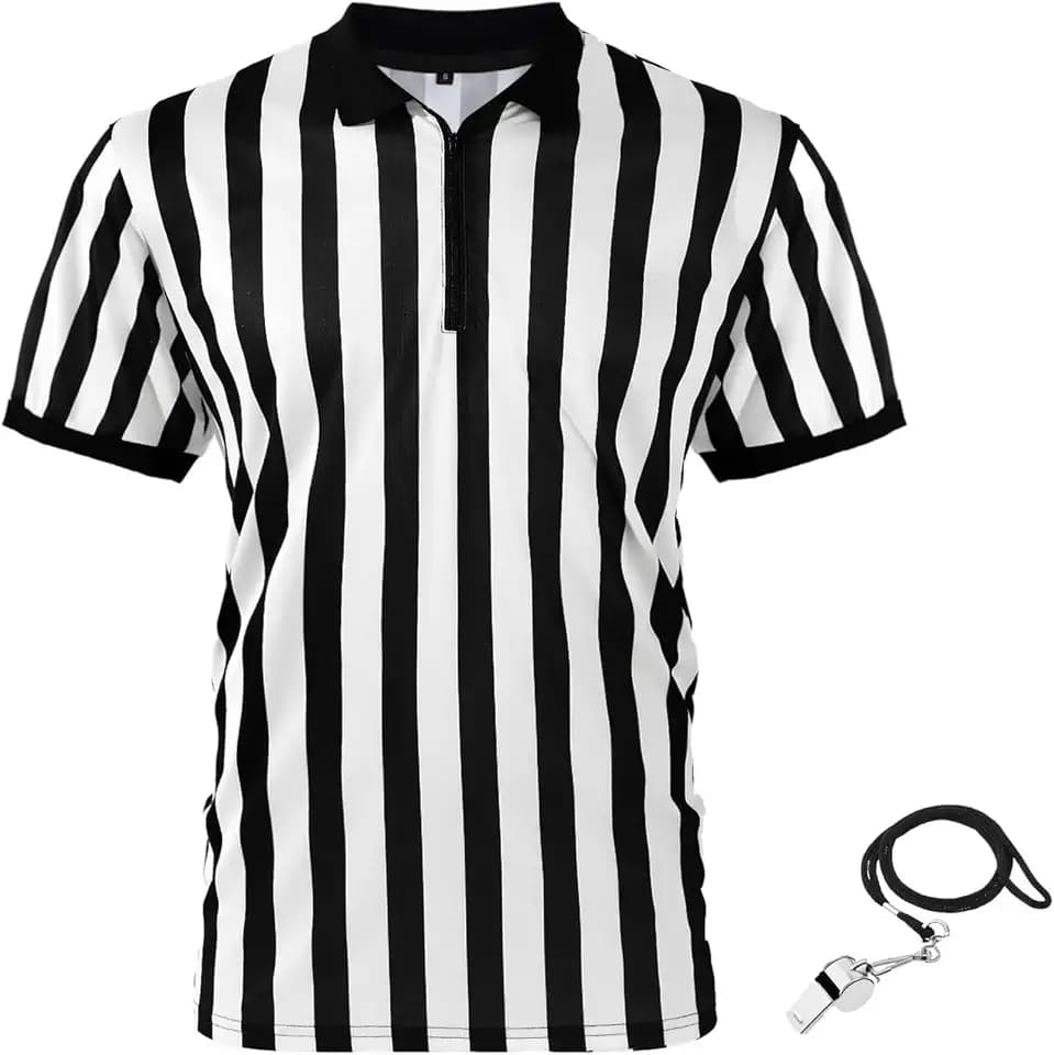 Syhood Referee Shirt, Referee Costume Jersey Men Women Whistle
