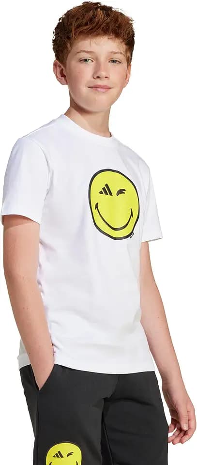 adidas Originals Boys' Smiley World Graphics T-Shirt