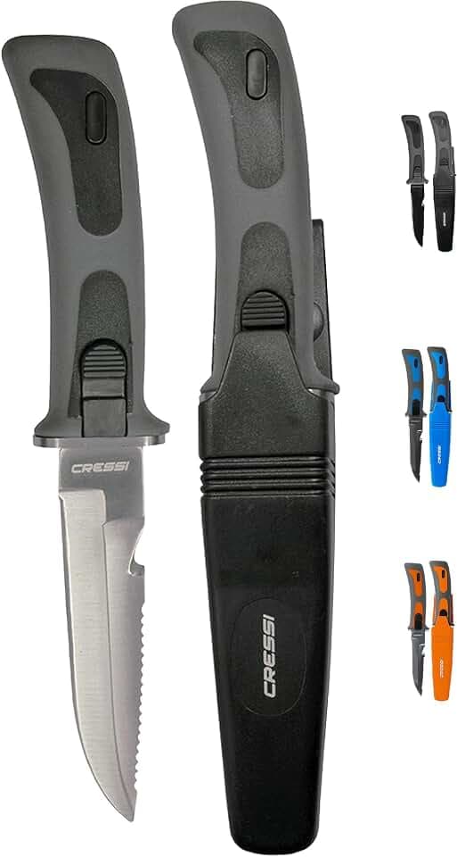 CRESSI Vigo Diving Knives, Black/Grey